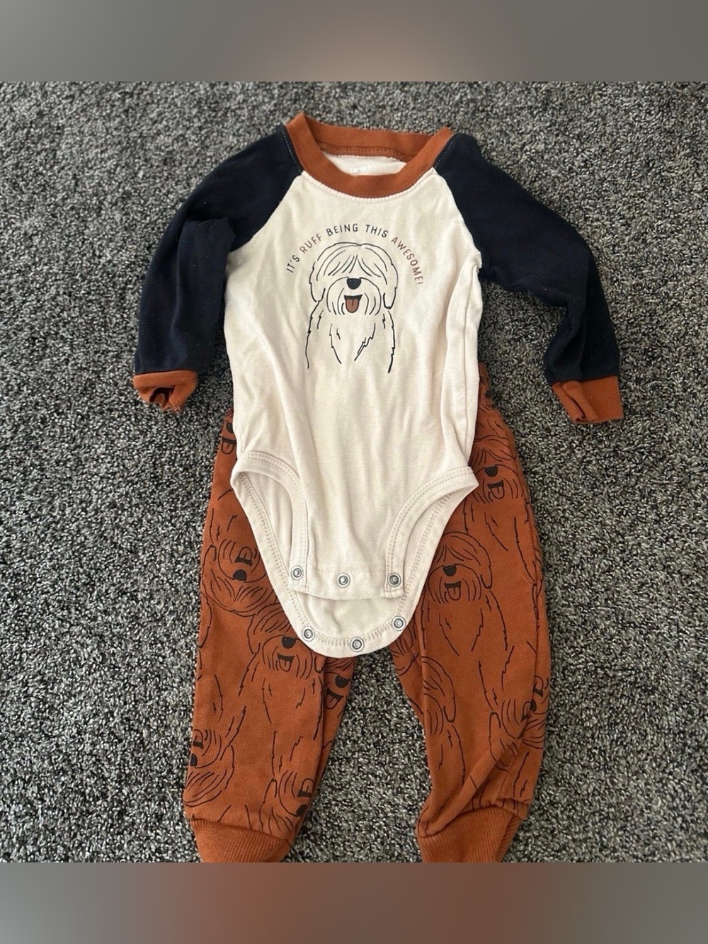 Carters Baby Boy Outfit Set Size 9m 0494